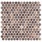 Andova Tiles SAMPLE Orb 075 x 075 Metal Penny Round Mosaic Tile SAM-ANDORB254 - alternate 1